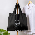 Eco-Friendly Folding Packable Tote Bag Reusable Portable Cloth Polyester Women's Tote Bags Foldable Grocery Custom Tote Bag